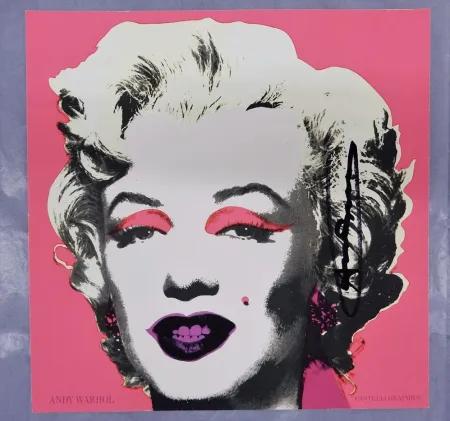 Siebdruck Warhol - Marilyn Invitation 12