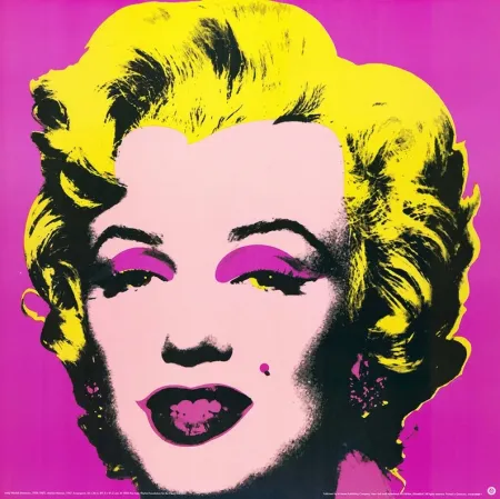 Siebdruck Warhol - Marilyn Monroe poster