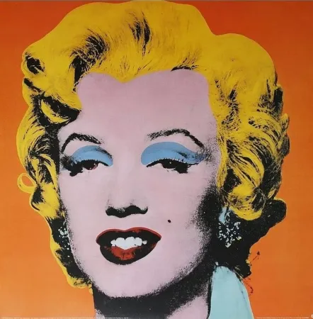 Siebdruck Warhol - Marilyn Monroe poster
