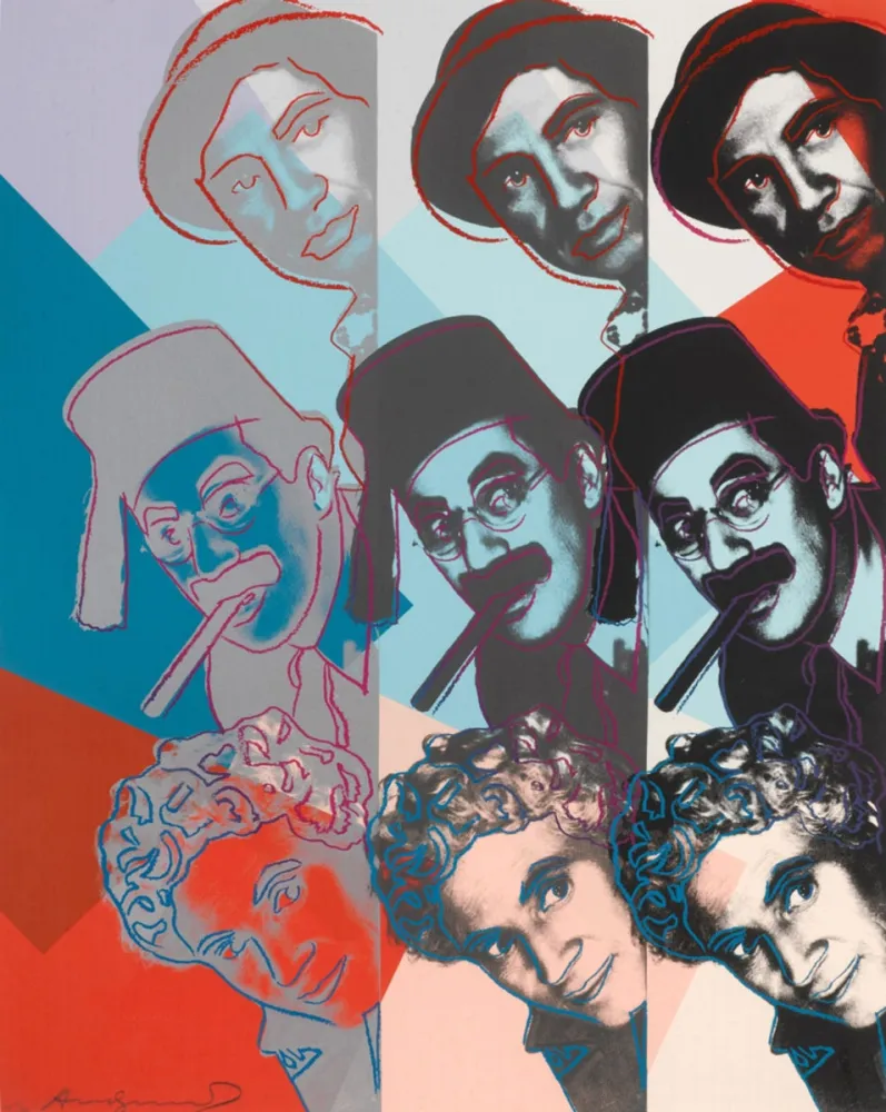 Siebdruck Warhol - Marx Brothers (FS II.232)