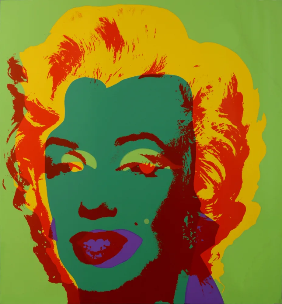 Siebdruck Warhol - Marylin (#G), c. 1980 - Very large silkscreen