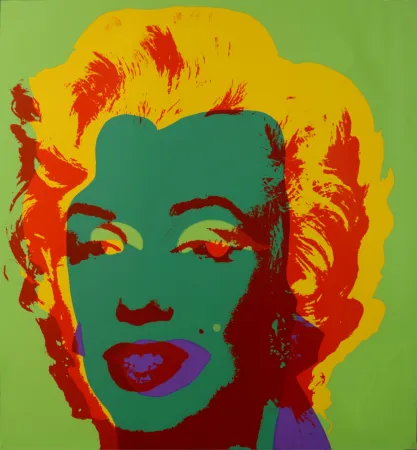 Siebdruck Warhol - Marylin (#G), c. 1980 - Very large silkscreen