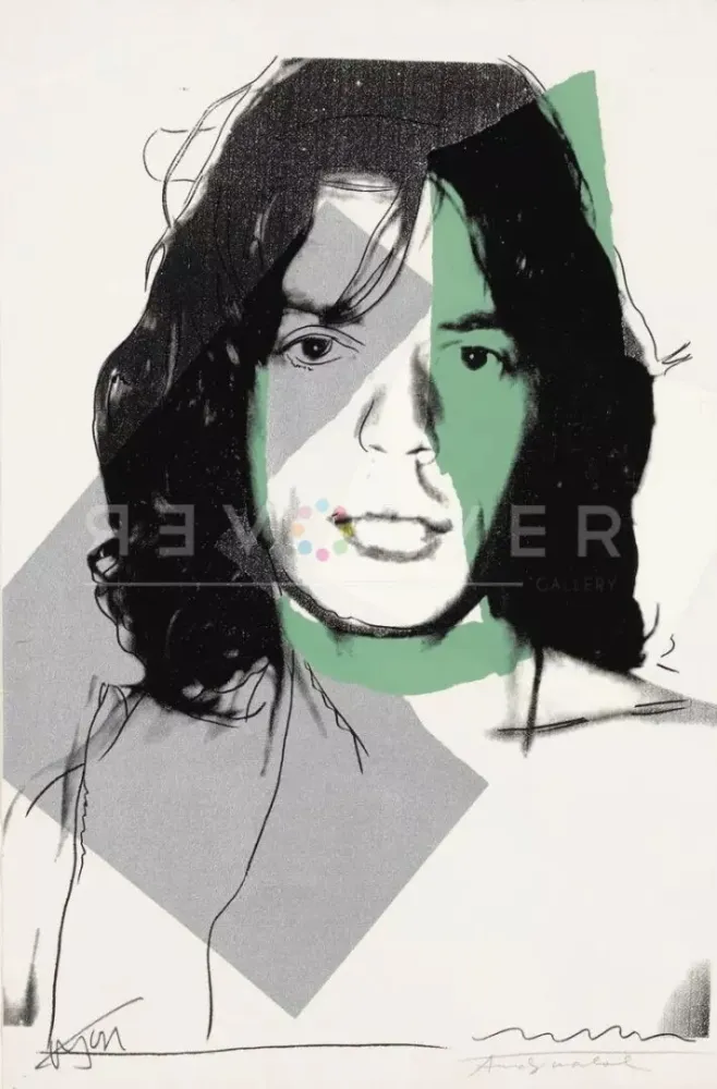 Siebdruck Warhol - Mick Jagger 138