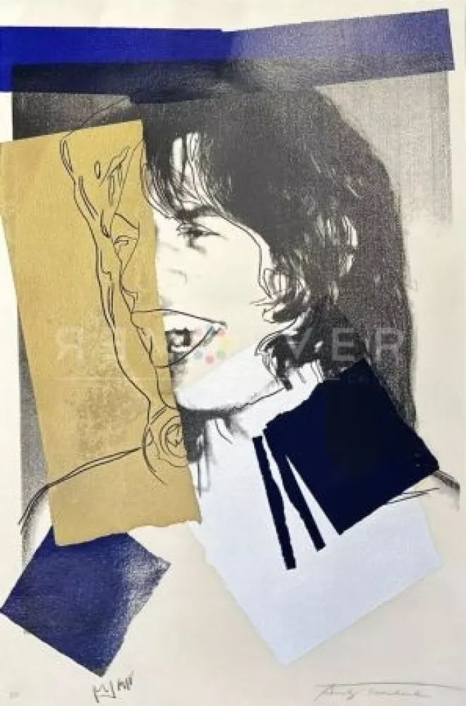 Siebdruck Warhol - Mick Jagger 142
