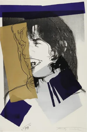Siebdruck Warhol - Mick Jagger 142