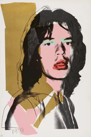 Siebdruck Warhol - Mick Jagger #143