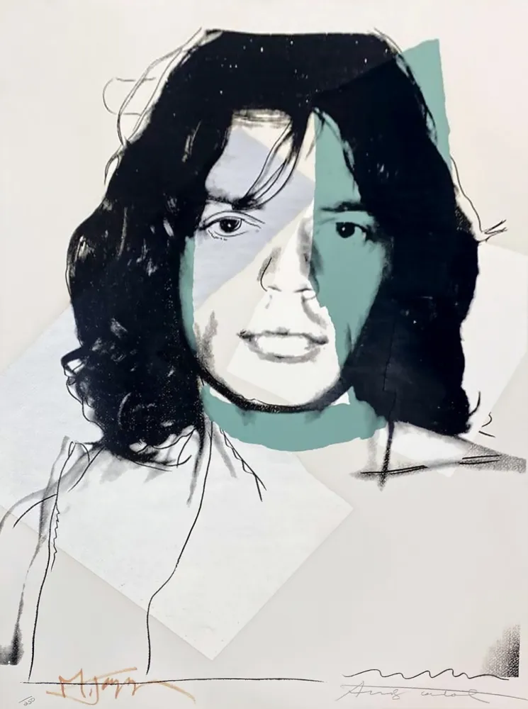 Siebdruck Warhol - Mick Jagger (FS II.138)