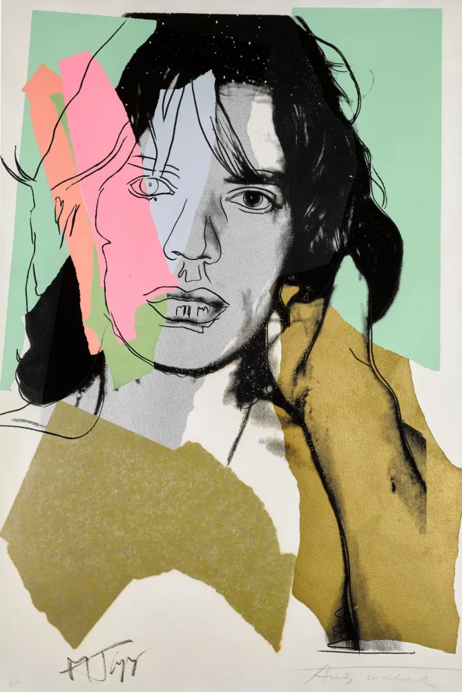 Siebdruck Warhol - Mick Jagger (FS II.140)