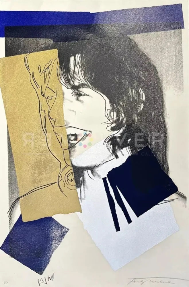 Siebdruck Warhol - Mick Jagger (FS II.142)