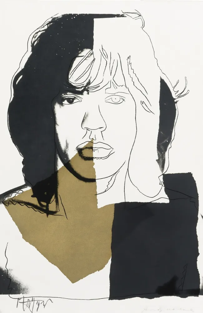 Siebdruck Warhol - Mick Jagger (FS II.146)
