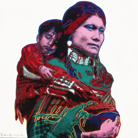 Siebdruck Warhol - Mother and Child (FS II.383)