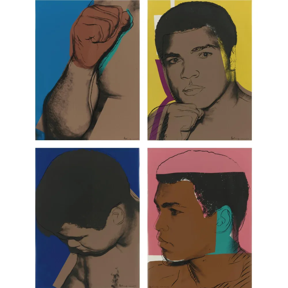 Siebdruck Warhol - Muhammad Ali Complete Portfolio 