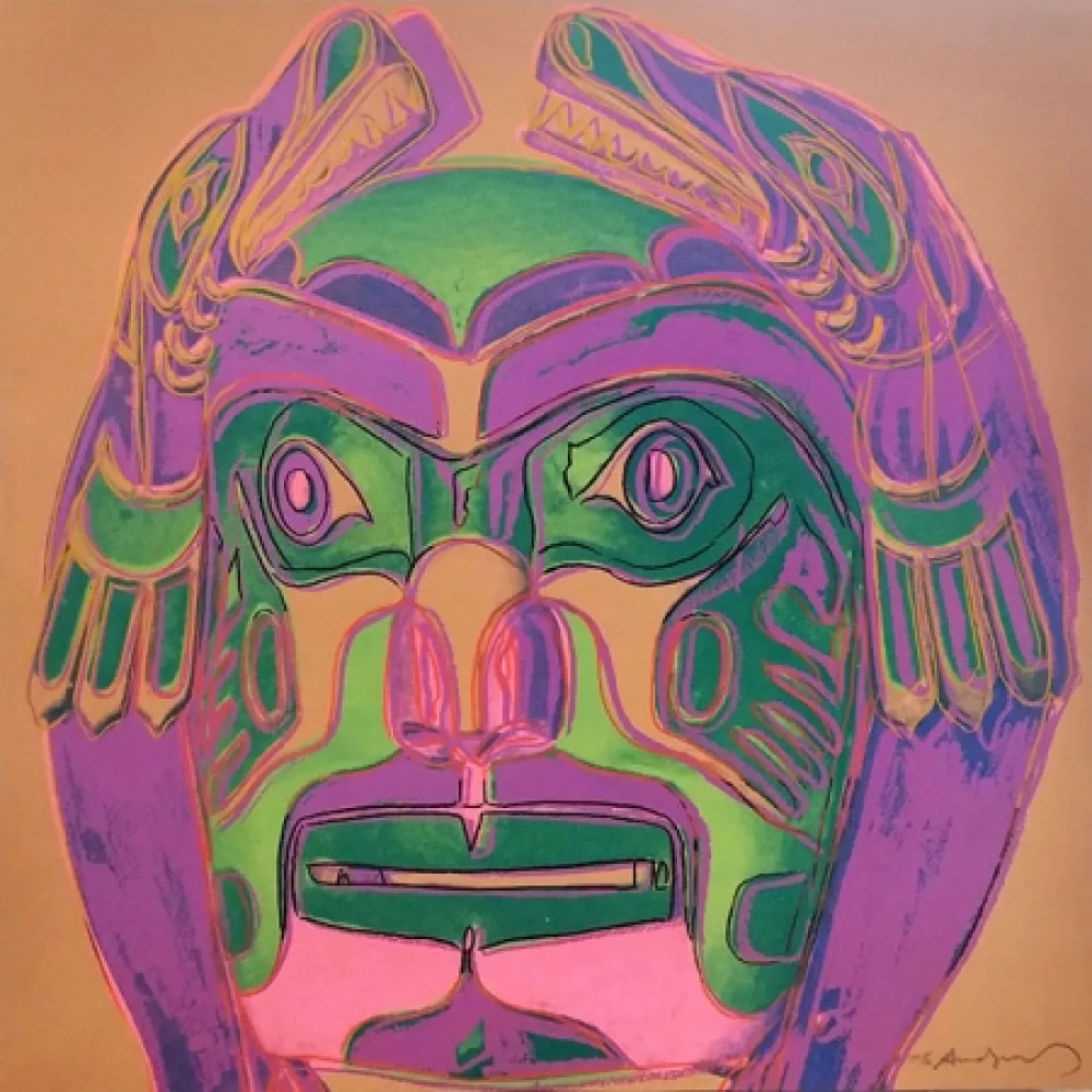 Siebdruck Warhol - NORTHWEST COAST MASK FS II.380