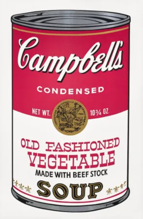 Siebdruck Warhol - Old Fashioned Vegetable from Campbell's Soup II (F.&S.54)