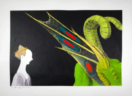 Siebdruck Warhol - Paolo Uccello, St. George and the Dragon 324