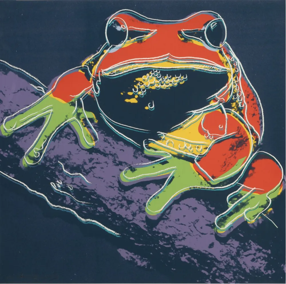 Siebdruck Warhol - Pine Barrens Tree Frog