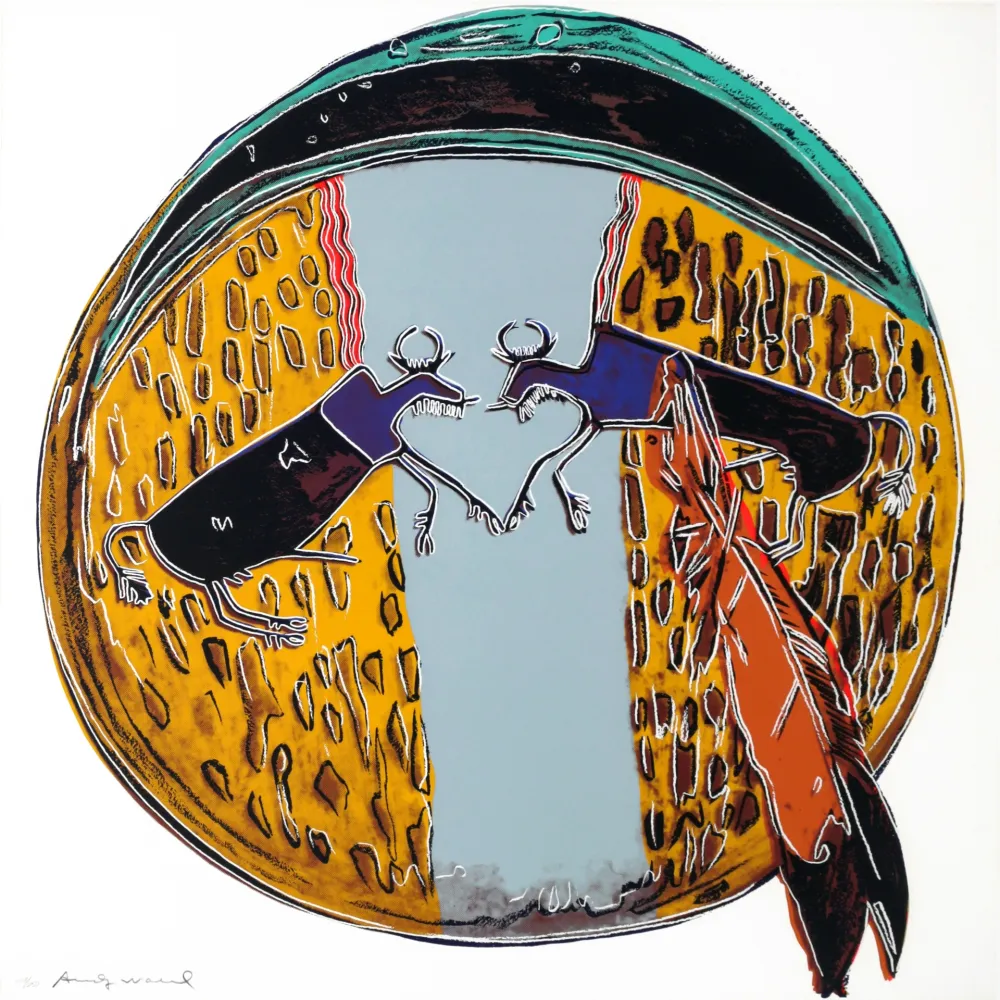 Siebdruck Warhol - Plains Indian Shield (FS II.383)