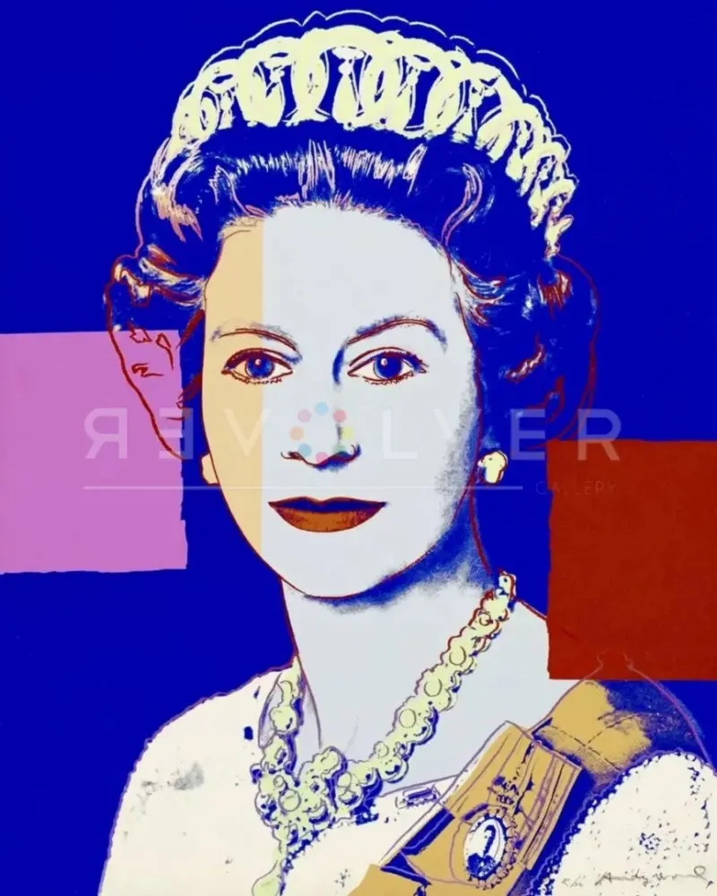 Siebdruck Warhol - Queen Elizabeth II 337