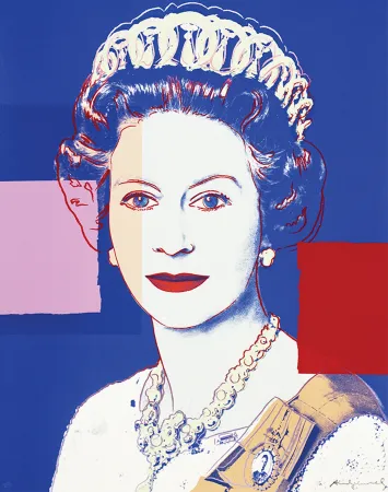 Siebdruck Warhol - Queen Elizabeth II 337