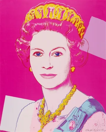 Siebdruck Warhol - Queen Elizabeth II of the United Kingdom 336