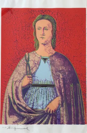 Siebdruck Warhol - Saint Apollonia