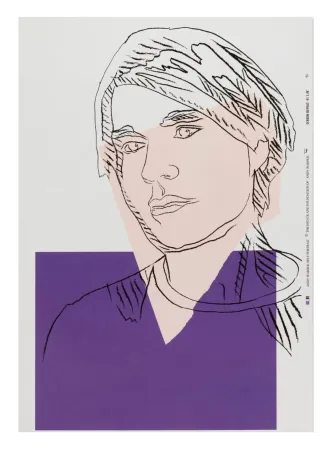 Siebdruck Warhol - Self-Portrait