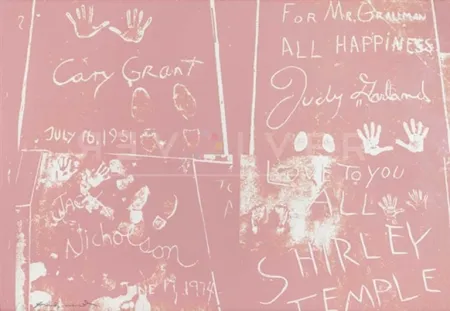 Siebdruck Warhol - Sidewalk (FS II. 304)