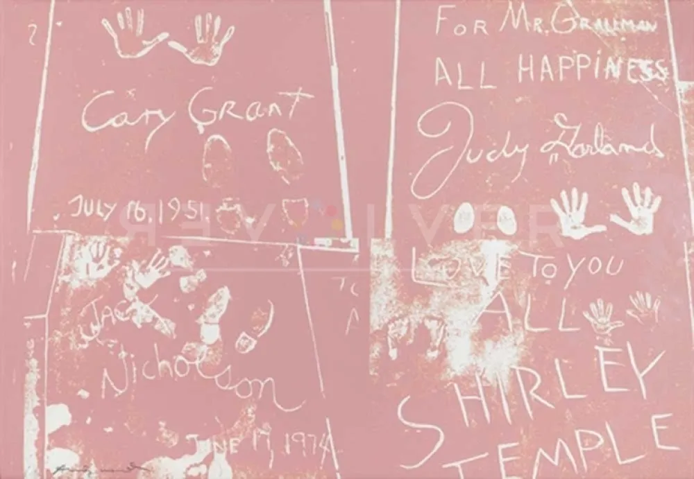 Siebdruck Warhol - Sidewalk (FS II.304) 