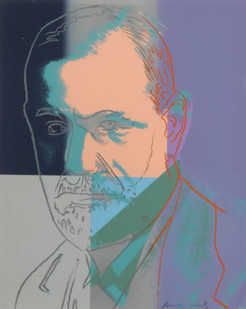 Siebdruck Warhol - Sigmund Freud, II.235