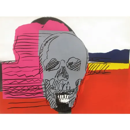 Siebdruck Warhol - Skull (FS II.159)