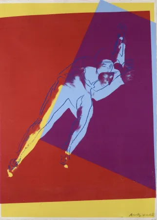 Siebdruck Warhol - Speed Skater (from Art and Sports Portfolio)
