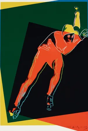 Siebdruck Warhol - Speed Skater (Trial Proof)