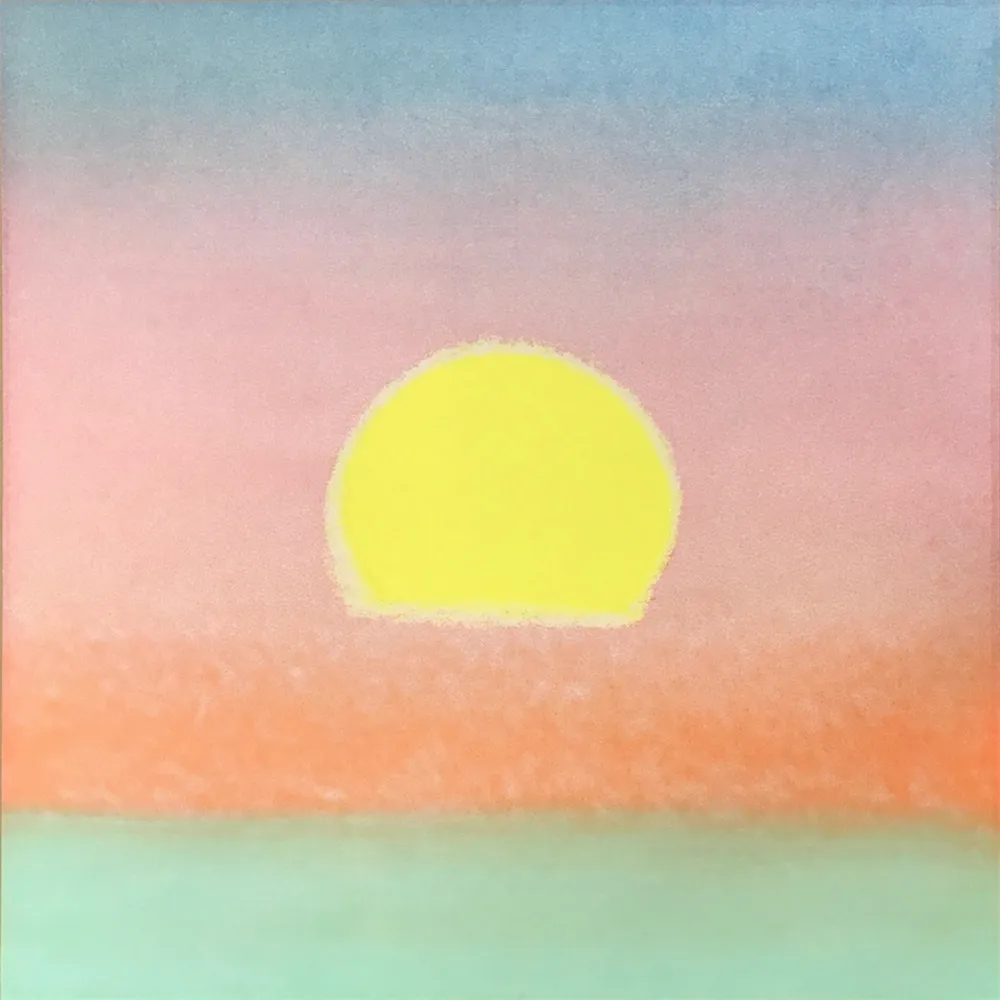 Siebdruck Warhol - Sunset (FS II.85) (Unique