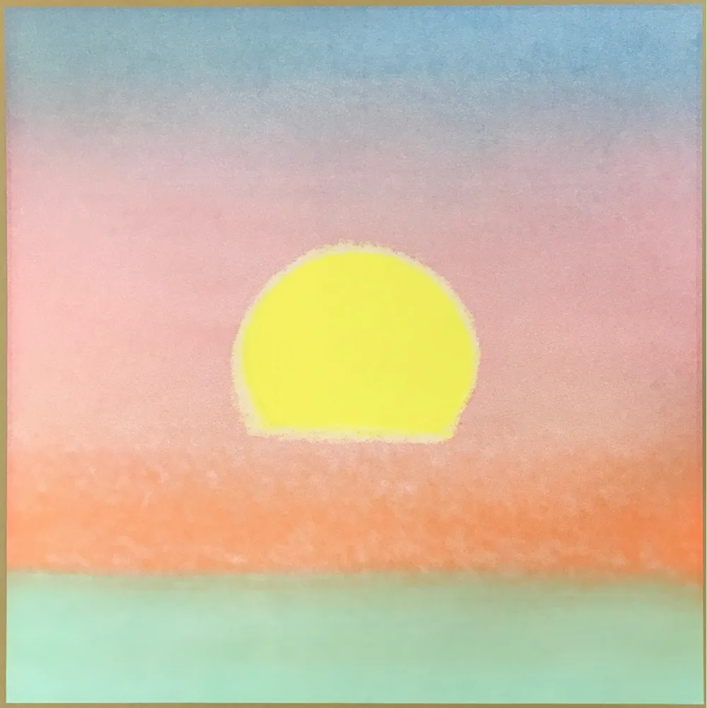 Siebdruck Warhol - Sunset (FS II.85) (Unique)