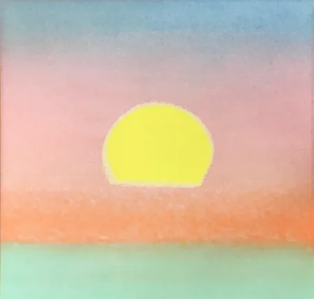 Siebdruck Warhol - Sunset (FS II.85) (Unique)