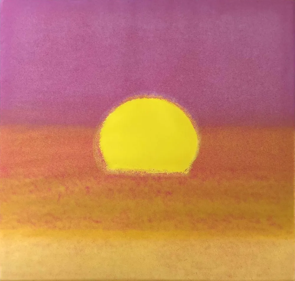 Siebdruck Warhol - Sunset (FS II.88) (Unique)