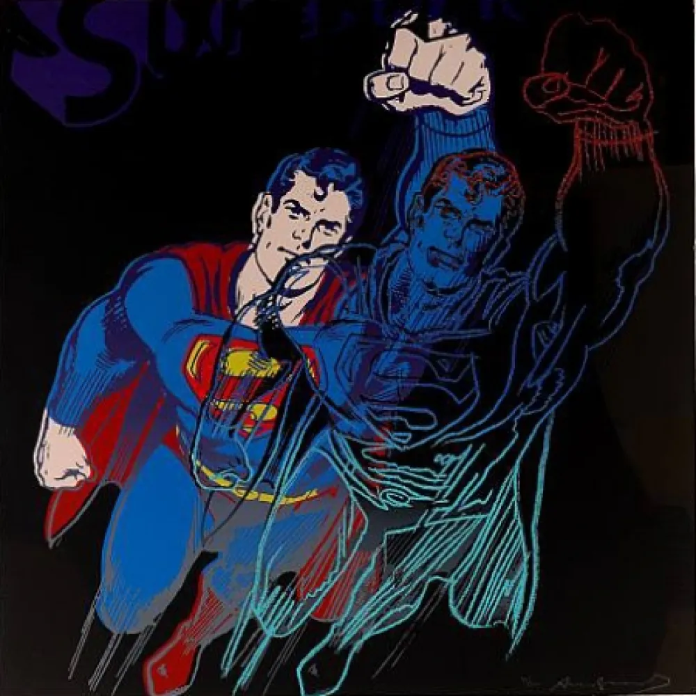 Siebdruck Warhol - Superman (II.260) From Myths portfolio