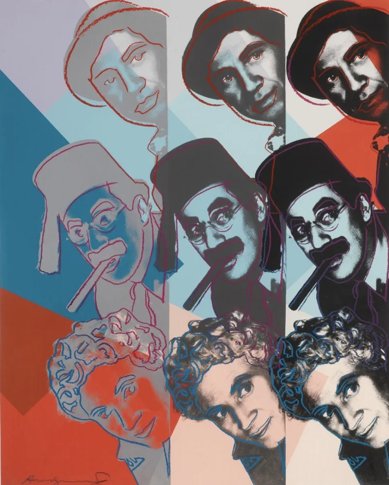Lithographie Warhol - The Marx Brothers (F. & S. II.232)