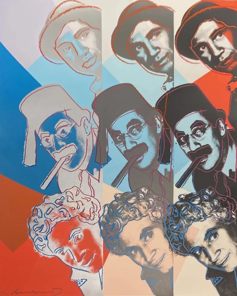 Siebdruck Warhol - The Marx Brothers, II.232, from Ten Portraits of Jews of the Twentieth Century