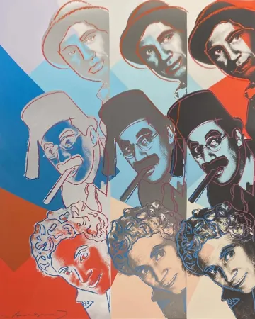 Siebdruck Warhol - The Marx Brothers, II.232, from Ten Portraits of Jews of the Twentieth Century