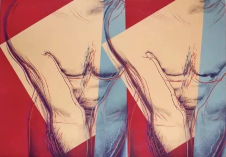 Siebdruck Warhol - Torso (Double)
