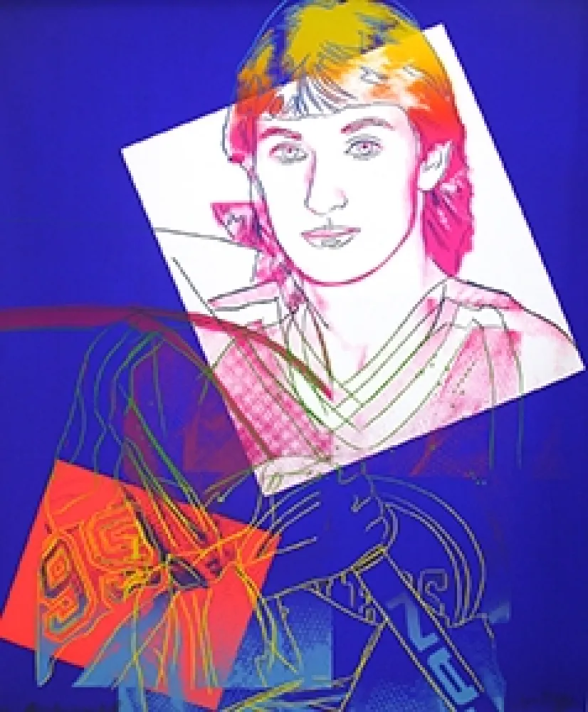 Siebdruck Warhol - Wayne Gretsky