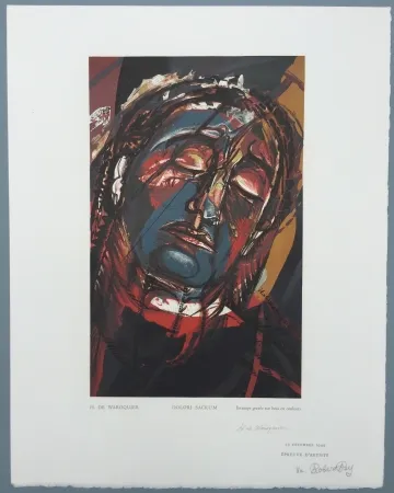 Holzschnitt Waroquier - Dolori Sacrum