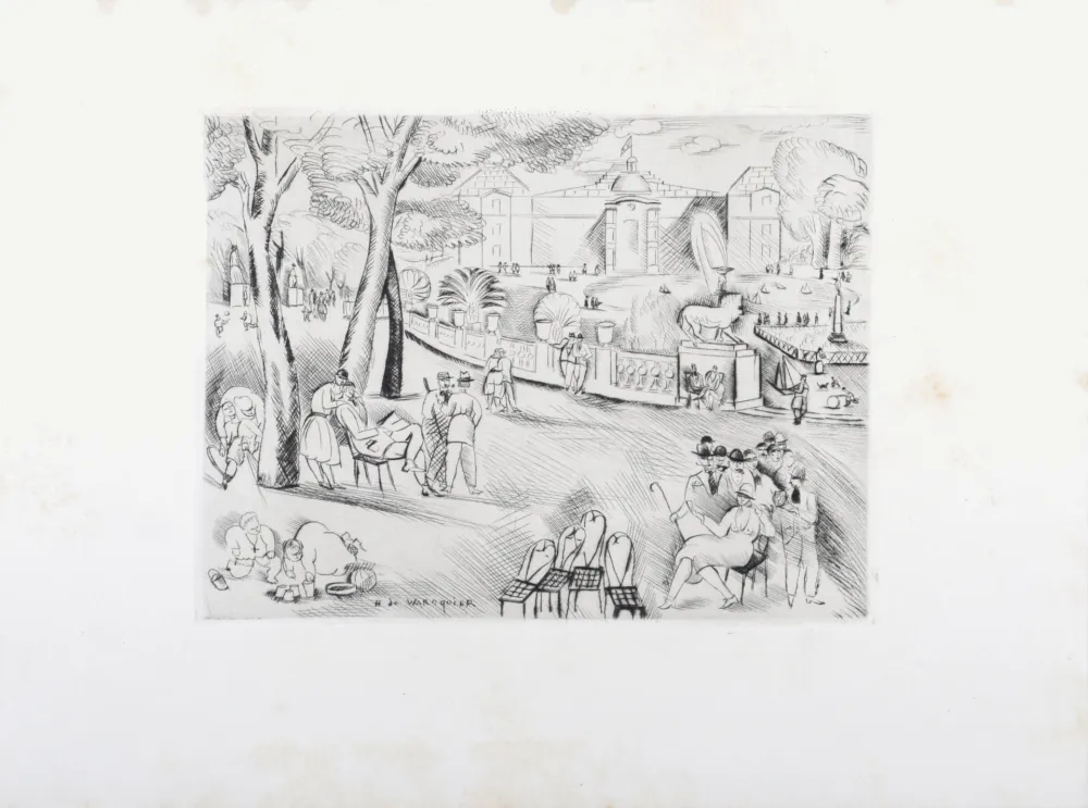 Stich Waroquier - Jardin du Luxembourg