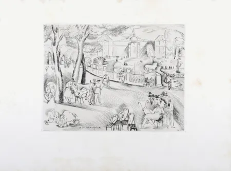 Stich Waroquier - Jardin du Luxembourg