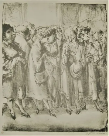 Lithographie Weber - Im Prado II (In the Prado, II)