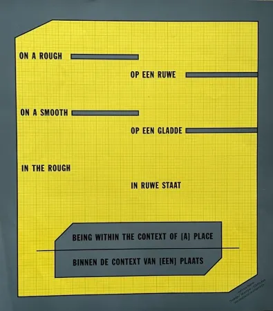 Plakat Weiner - Being within the context of (a) place