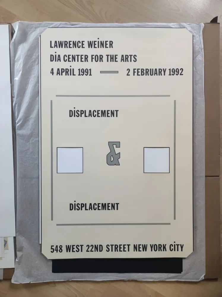 Siebdruck Weiner - With a relation to the various things brought to light.