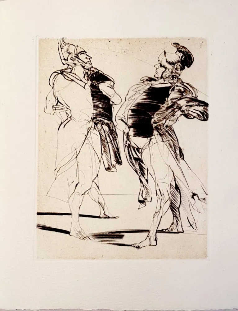 Kaltnadelradierung Weisbuch - Horace