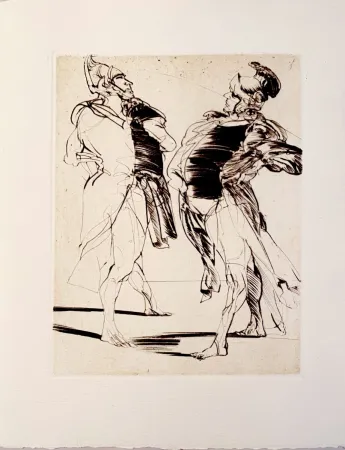 Kaltnadelradierung Weisbuch - Horace